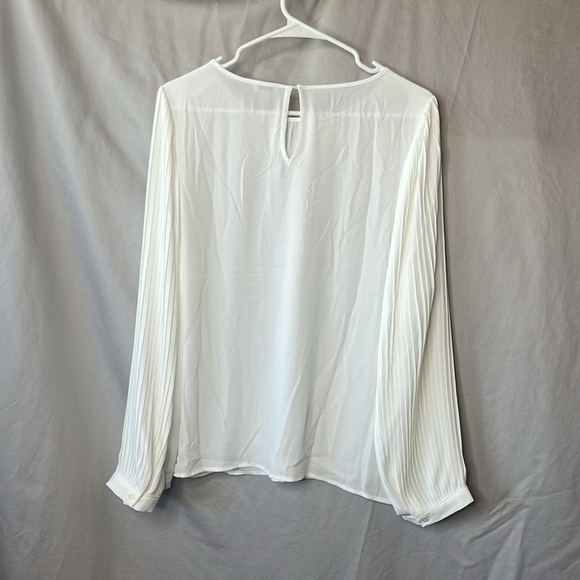 J. Crew Factory Pleated-Sleeve Top - Picture 7 of 7